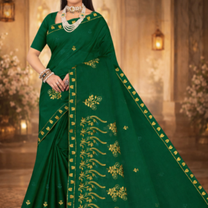 Chandrayan embroidary Sarees