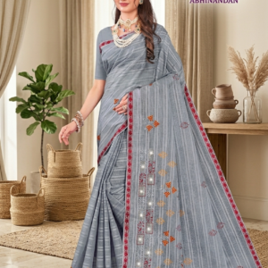 Shrimayee Abhinandan  Embroidery Printed Saree