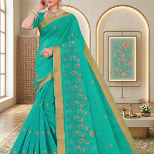 Parinda Embroidery Saree
