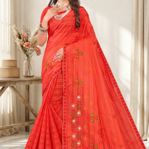 Shrimayee Abhinandan Embroidery Printed Saree