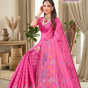 Shrimayee Abhinandan  Embroidery Printed Saree