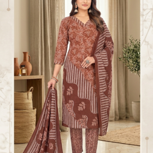 padmavati Cotton Three piece kurti
