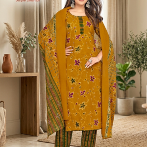Balaji Cotton Kumkum three piece kurti