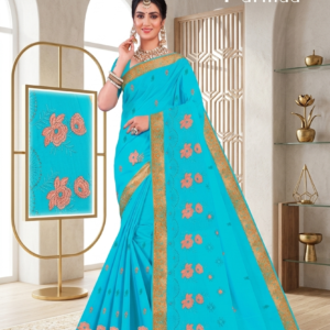 Parinda Embroidery Saree