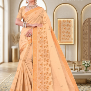 Parinda Embroidery Saree