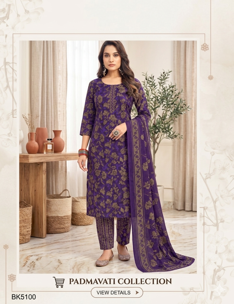 padmavati three piece kurti