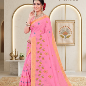 Parinda Embroidery Saree