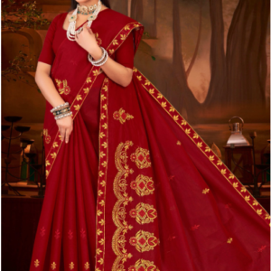 Chandrayan Embroidery Saree